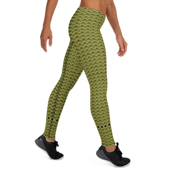snake skin print designed leggings 1