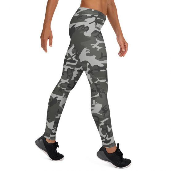 gray camo leggings for women