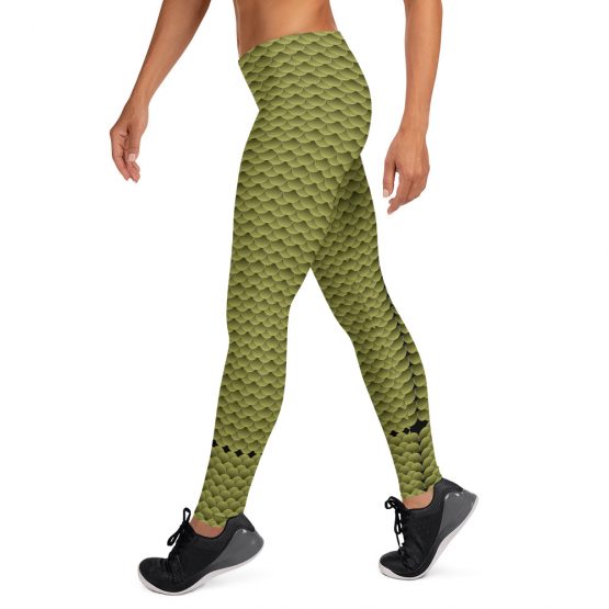 snake skin print designed leggings 2