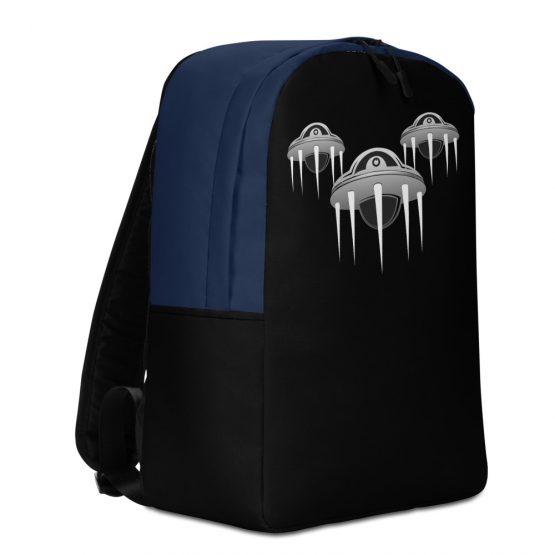 Silver Disc Minimalist Backpack 3